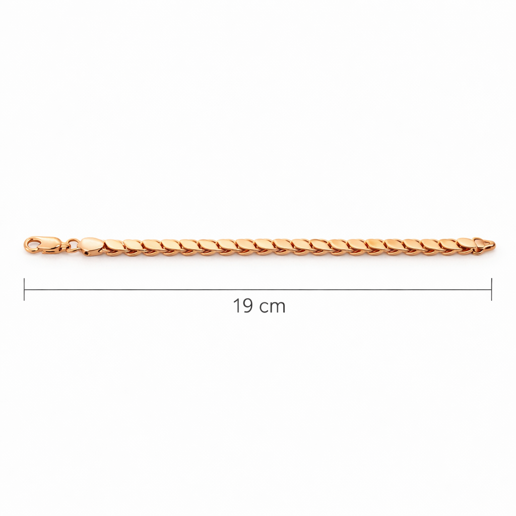 18k Gold Mariner Link Bracelet 19cm | Wholesale