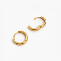 18K Gold Plated Classic Huggie Hoop Earrings | Wholesale