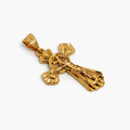 18K Gold Plated Religious Pendant with Figure – Wholesale
